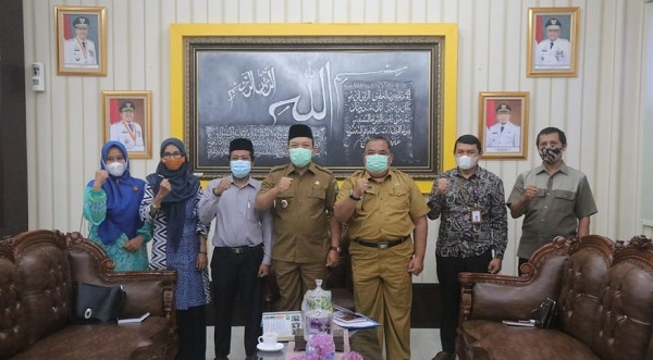 Terima Kunjungan Masyarakat Ekonomi Syariah, Ini Harapan Wakil Bupati Siak...