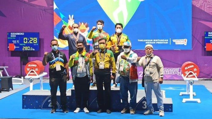 Riau Posisi Kedua  PON XX Papua Cabang Angkat Berat,  Ini Raihan Medalinya...