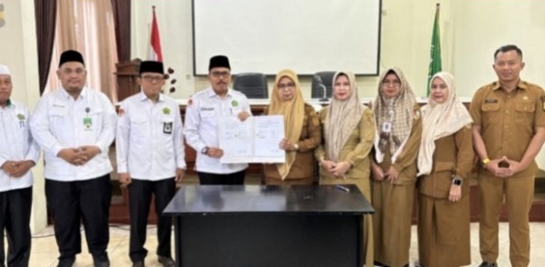 DP3A PM Kemenag Pekanbaru Teken MoU Evaluasi tentang Kota Layak Anak