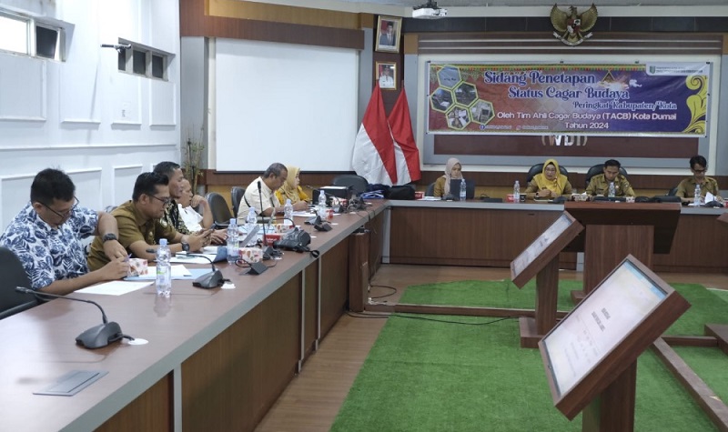 Disdikbud Dumai Bersama TACB  Sidang Penetapan Cagar Budaya