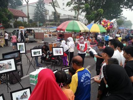 Pemko Kembali Tata PKL di Car Free Day Diponegoro