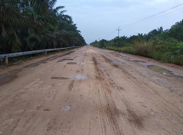 Kalau Hujan Becek, Panas Berdebu, Warga Pematang Pudu Berharap Jalan Tegar Segera Diaspal
