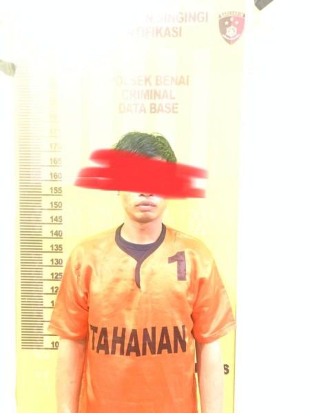 Lagi Enak Tidur, Pelaku Pencurian Berhasil Di Amankan Satreskrim Polsek Benai
