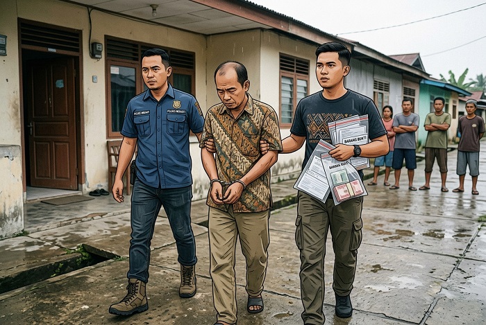 Diiming-imingi  Janji Lolos Seleksi Polri, Warga Meranti Rugi Rp307 Juta