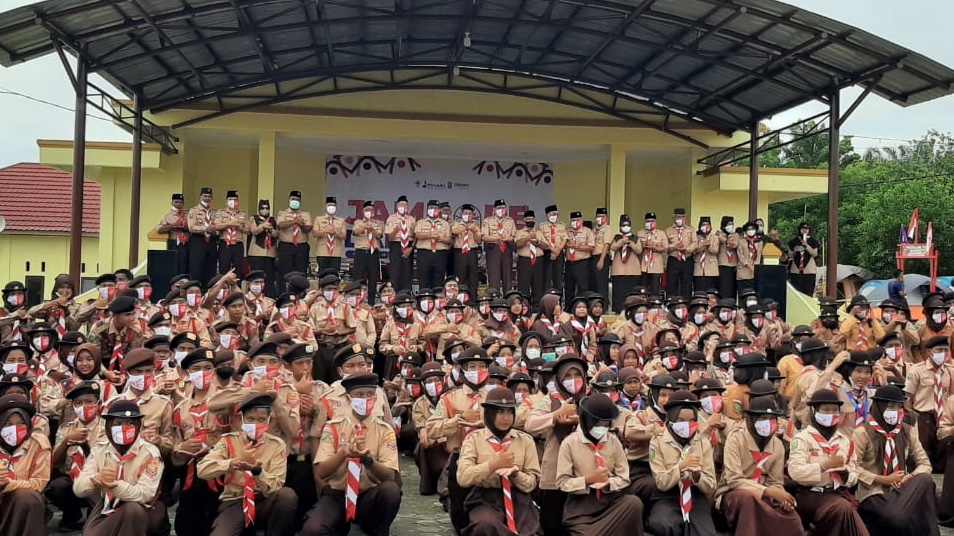 Jamda Riau 2021 Resmi Dibuka, Ketua Harian Mabida Riau Trimakasih Kwarcab Pekanbaru