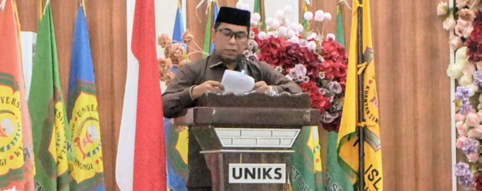 Wisuda Ke-XII UNIKS, Sekda Ajak Sarjana Berkontribusi Aktif bagi Kemajuan Kuansing