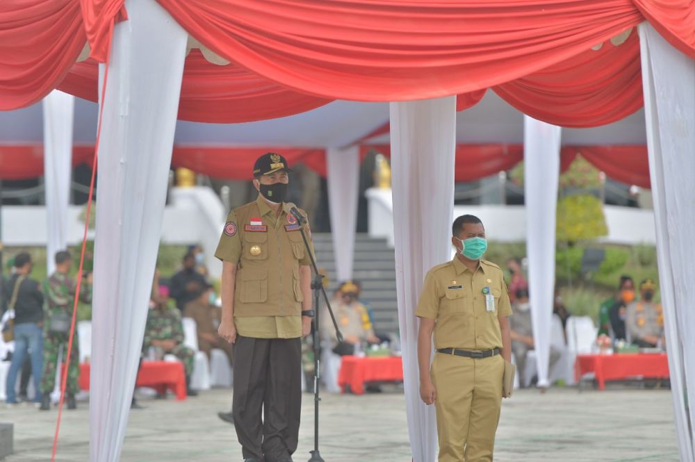 Gubri Pimpin Apel Kesiapan Hadapi Bencana Alam di Wilayah Riau