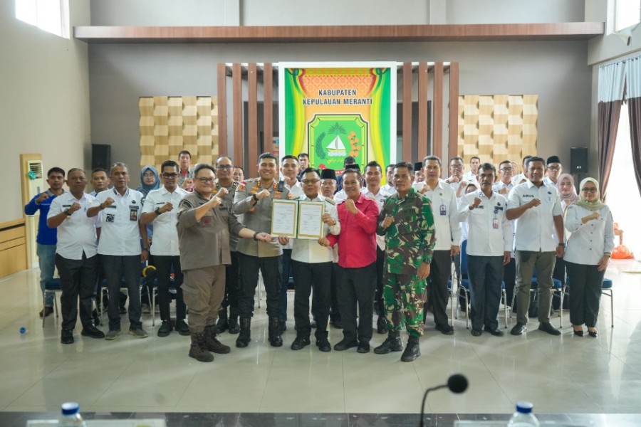Forkopimda Meranti Keluarkan Maklumat Bersama, Larang Pembakaran Lahan dan Perkuat Kesiapsiagaan Karhutla