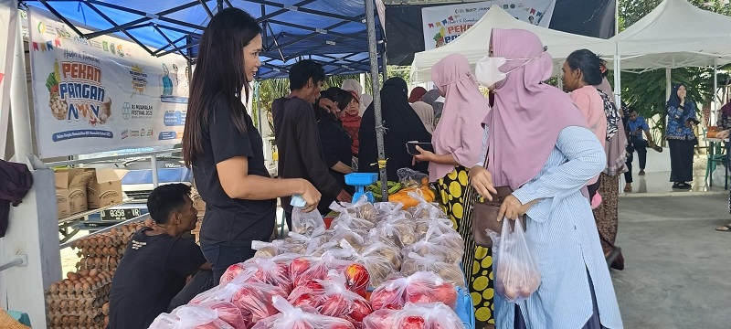 DKP Gelar Pekan Pangan AMAN di Kelurahan Tobek Godang