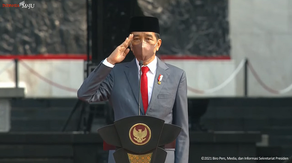 Presiden Jokowi Pimpin Upacara  Peringatan Hari Kesaktian Pancasila