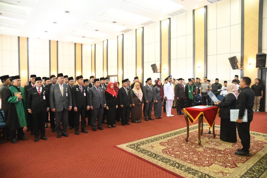 Bupati Bengkalis Lantik 3 Pejabat Eselon II dan 38 Pejabat Administrator, Pengawas serta Fungsional