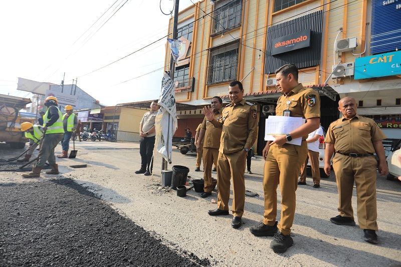 Pemko Pekanbaru Gesa Perbaikan Infrastruktur untuk Masyarakat