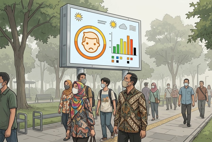 PM2.5 di Level 88,5 µg/m³, Kualitas Udara Pekanbaru Masuk Kategori Tidak Sehat