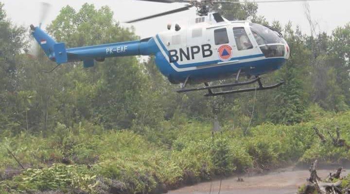 Antisipasi Ancaman Karhutla, BPBD Riau Siapkan 6 Helikopter Water Bombing