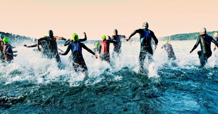 Dispora Matangkan Rencana Event Triathlon di Danau Bandar Khayangan Pekanbaru