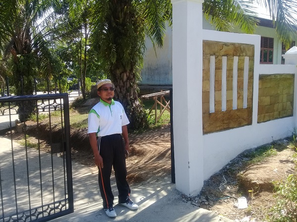 Pembangunan Pagar SMP Negeri 3 Rambah Samo Selesai Dikerjakan