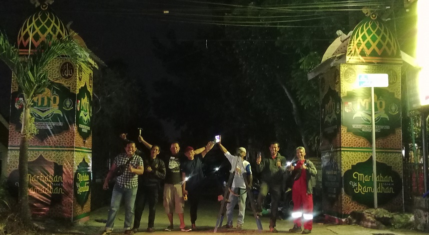 LPM dan Pemuda Simpang Tiga Bersiap Menjadi Tuan Rumah MTQ Tingkat Kecamatan Bukit Raya