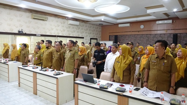 Bupati Indragiri Hilir Pimpin Rakor dan Evaluasi Lintas Sektor Percepatan Penurunan Stunting
