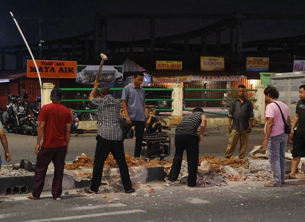 U-Turn Depan Pasar Cik Puan Kembali Dibuka