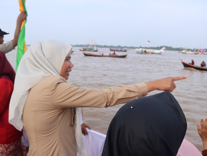 Masyarakat Sungai Intan Gelar Festival Sungai Indragiri