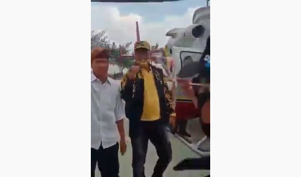 Helikopter BNPB Dipakai ke Bengkalis, Syamsuar: Saat Patroli, Ketua DPRD Numpang ke Sana!