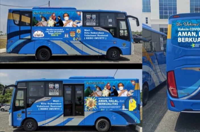 Berikut Lokasi Bus Vaksinasi Keliling Hari Ini di Kota Pekanbaru