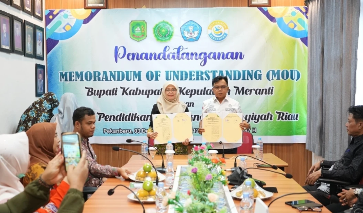 Wujud Meranti Unggul, Bupati Asmar Teken MoU dengan IPTAR Riau
