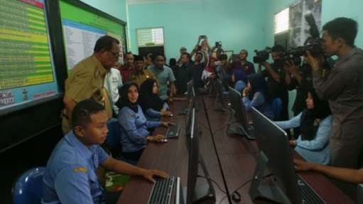 Tinjau Media Center, Bupati Kampar Minta Semua Penyelenggara Kontributif Sukseskan Porprov