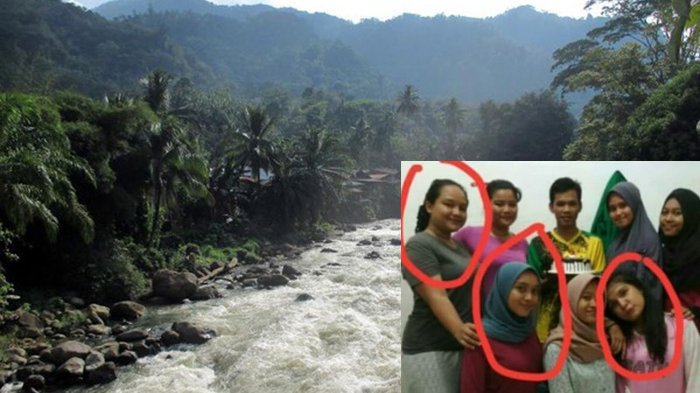 TOLONGGG...Tiga Mahasiswi KKN dan Satu Pelajar Hanyut di Sungai Belum Ditemukan