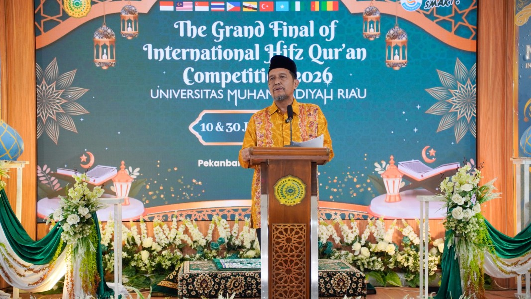 Grand Final MHQ International 2026 Resmi Dibuka Rektor UMRI, 12 Hafiz dari Berbagai Negara Bertanding di Pekanbaru