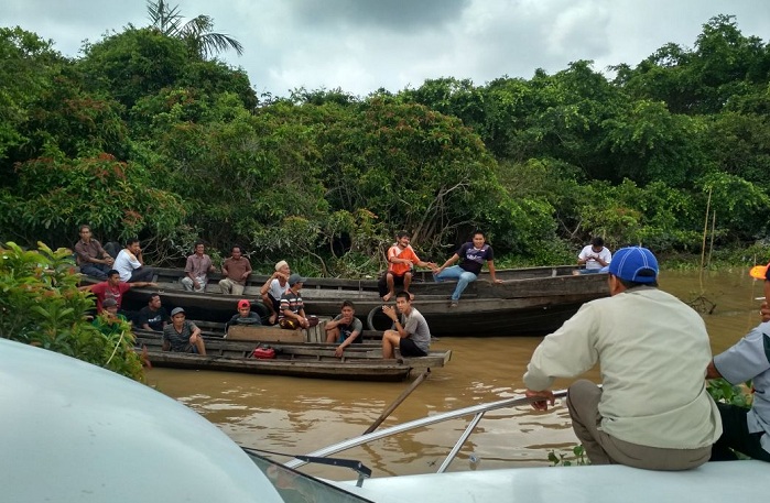 Diduga Diterkam Buaya, Rusli Hilang Saat Menjaring Hampang di Sungai Indragiri