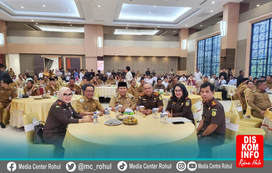 Bupati Rohul H.Sukiman Hadiri Dan Teken MOU Bersama Kejati Riau