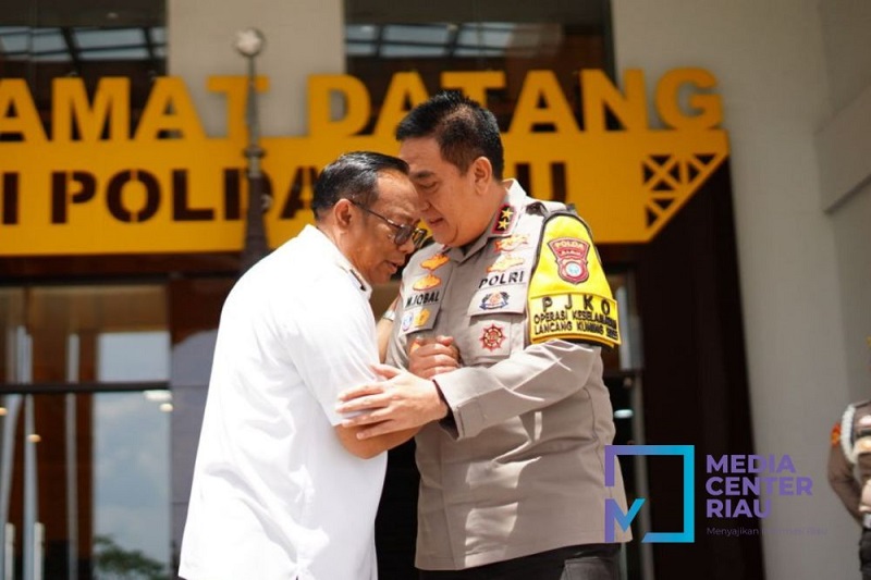 Jelang Akhir Masa Jabatan, Pj. Gubernur Riau Kunjungan Perpisahan ke Kapolda Riau