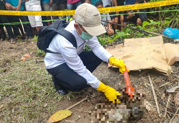 Terkait Penemuan Mayat Bayi di Pangean, Polres Kuansing Amankan Dua Pemuda, Ini Motifnya...