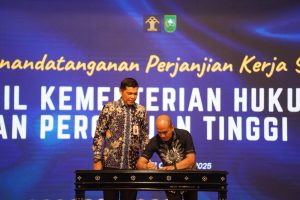 UIR Teken Perjanjian Kerjasama dengan Kanwil Hukum Riau, Sinergi Penguatan Pembinaan Hukum