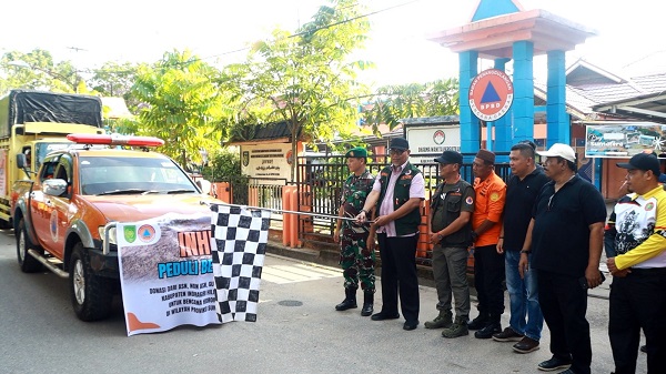 Pemkab Inhil Lepas Bantuan Peduli Bencana Sumatera