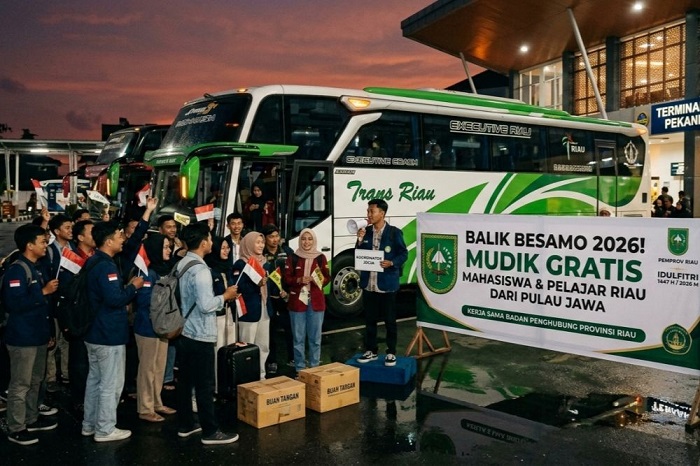 Program 'Balek Besamo', Pemprov Riau Sediakan 4 Bus di Jakarta dan Yogjakarta