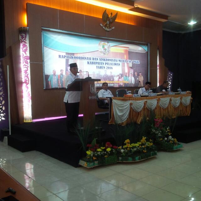 Bupati Buka Rapat Koordinasi dan Sinkronisasi Mitra CSR-PKBL Kabupaten Pelalawan 