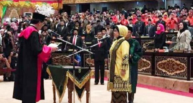 SELAMAT...Septina Primawati Resmi Jabat Ketua DPRD Riau