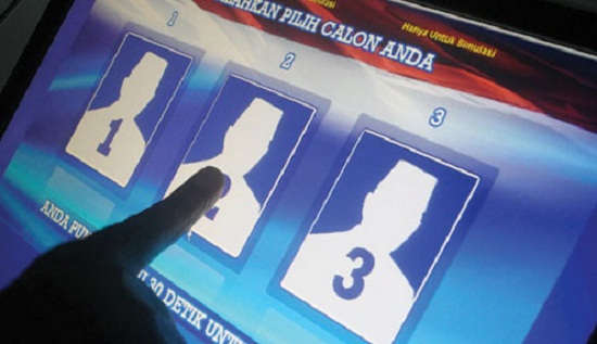 Buluh Rampai, Jadi Desa Percontohan E-Voting Pilkades Serentak di Inhu