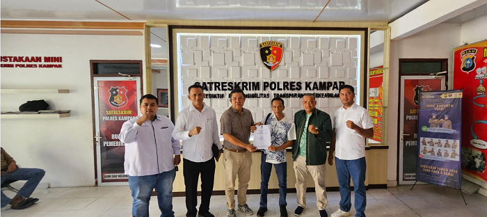 DPC PKB Kampar Laporkan Lukman Edi ke Polres Kampar