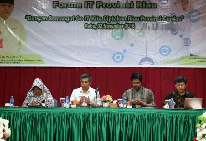 Usung Smart City, Diskominfo Riau Gelar Forum IT