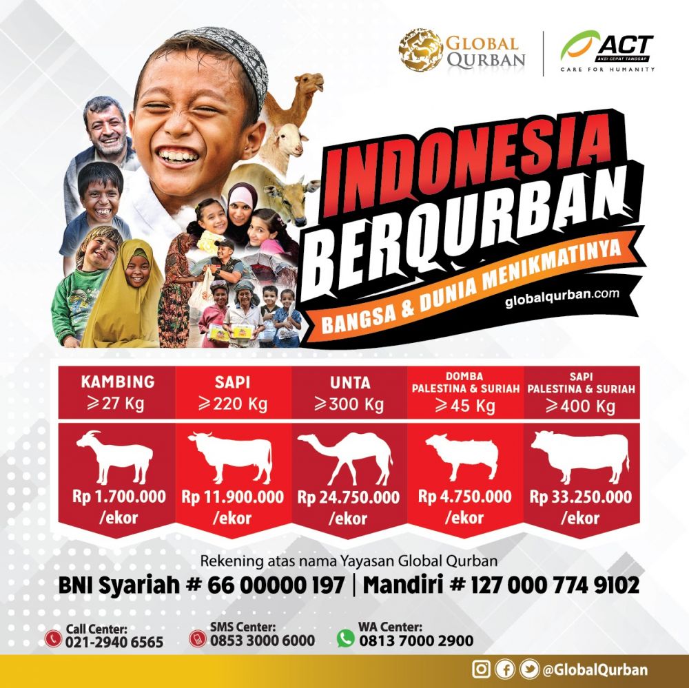 Jelang Hari Raya Idul Adha, ACT Riau Hadirkan Global Kurban ACT