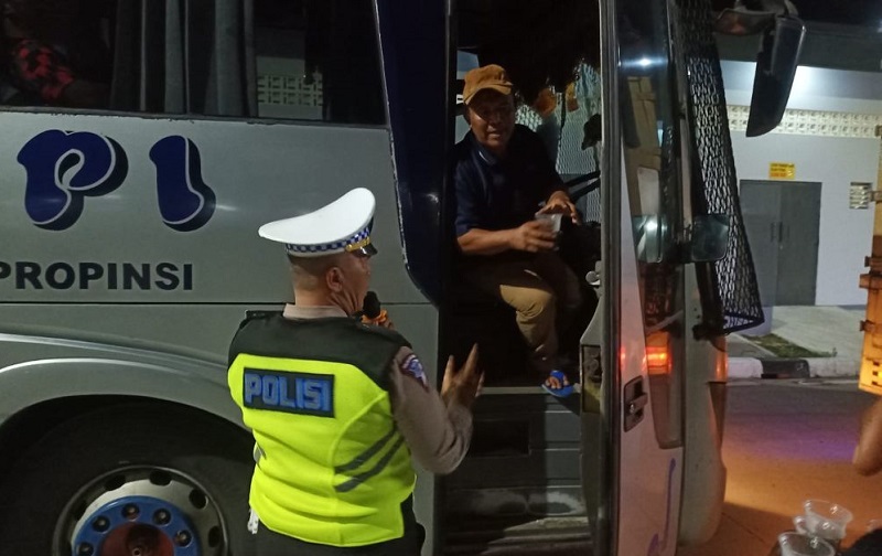 Polisi Lakukan Operasi Mikrosleep di Tol Permai