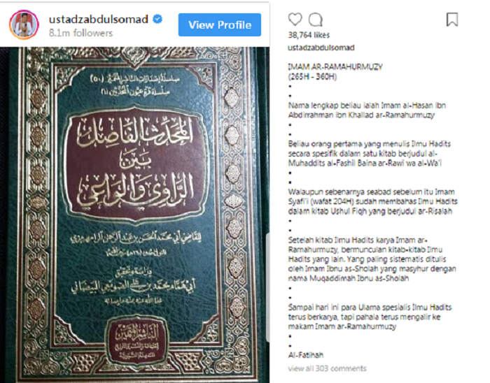 Romahurmuziy Ditangkap KPK, Tiba-tiba Ustadz Abdul Somad Posting Jasa Besar Imam Ar-Ramahurmuzy