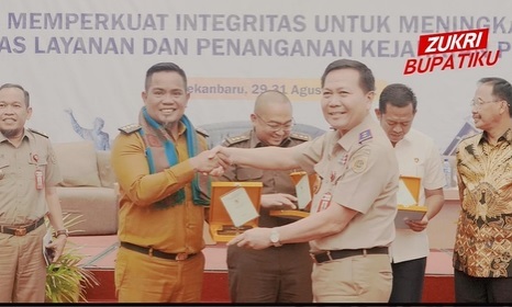 Sukses Dukung Program PTSL, Bupati Pelalawan Jadi Nara Sumber Rakerdawil BPN Riau