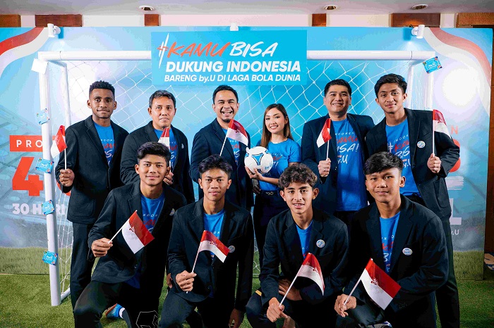 Bersama by.U, #KamuBisa Dapat 1 GB Tiap 1 Gol Untuk Semangat Indonesia di Laga Bola Dunia