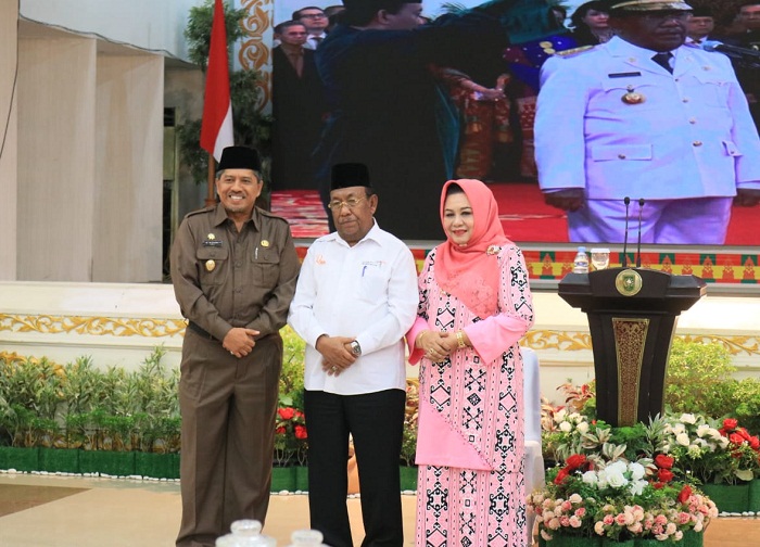 Hadiri Pisah Sambut Gubri, Alfedri: Tahniah Pak Syam-Edi, Terimakasih Pak Wan Thamrin Hasyim