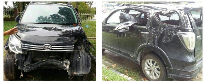 Hilang Sejak Mei, Mobil Curian Ditemukan Remuk di Kampar, Pelakunya Bilang...