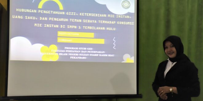 Selamat! Desty Oktavia Jadi Lulusan Perdana Prodi Gizi UIN Suska Riau